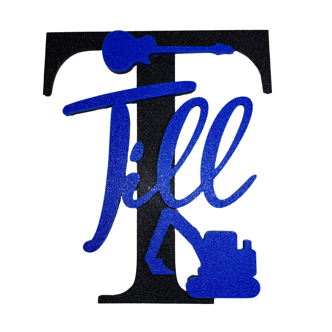 Personalisiertes 3D-Namensschild fürs Kinderzimmer