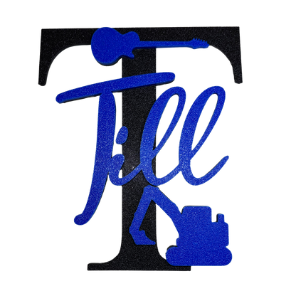 Personalisiertes 3D-Namensschild fürs Kinderzimmer