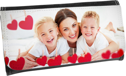 Personalisierte Geldbörse mit Foto & Text – Individuelles Geschenk für Mama, Papa oder Partner – Portemonnaie mit eigenem Bild